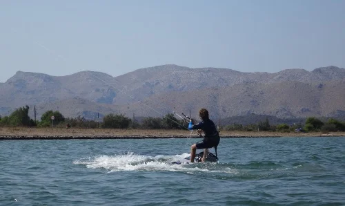 Wind in Mallorca in July kitesurfing mallorca com