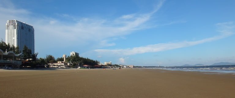 Kitesurf-Schule-Vietnam-Super-Breite strand Bai Sau vung-tau-Kite-Unterricht