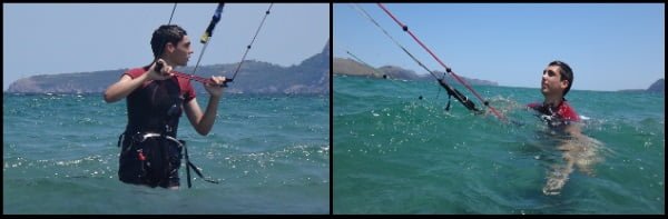1 kitekurs mit Titu and Evan flysurfer kiteschule mallorca