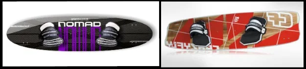1b 1600-Euro-gegen-300 Euro Kiteboards verschiedene Qualitäten Kitesurfen Mallorca