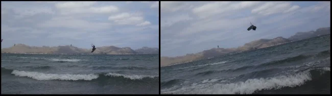 2 August kitesurfing in Mallorca Alcudia kiteschool learn to jump with Mallorca kiteschool