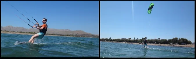 2 flysurfer kiteschool Thomas buy a kiteboard in Mallorca
