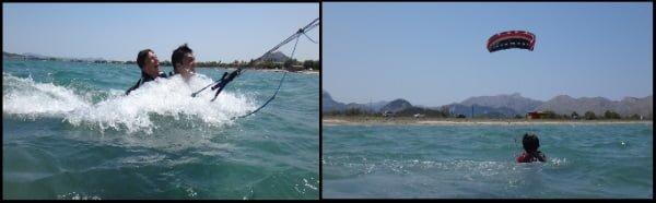 3 bodydrag beim foil Flysurfer kites April anfänger kitekurs