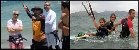 4 Siempre toma clases de kite desde una escuela certificada de kitesurf