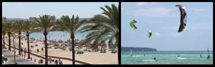 7 Can-Pastilla promenade zona de kitesurfing en Palma