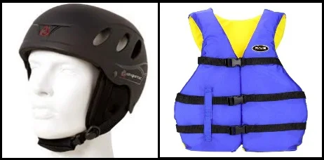 8 life jacket and helmet are a must when kitesurfing or kitesurfing