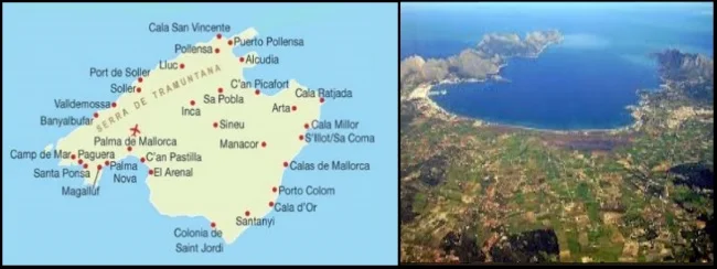 Mallorca Pollensa Bay kitesurfing lessons in August