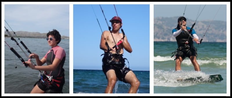 Sergio Martin und Donata kitekurs auf Mallorca in May