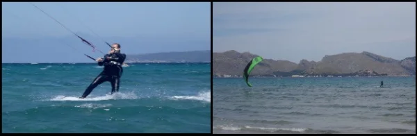 Peak 12 mts learn kitesurfing in Palma de Mallorca kitesurfing mallorca kite lessons in July with Sofie
