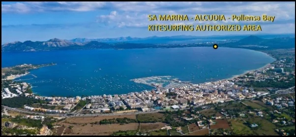 Sa Marina Pollensa kitesurfing club mallorca kite lessons in August