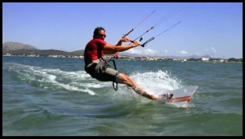 Sommer termische wind auf Mallorca in Juni-Juli und August
