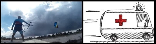avoid accidents don't kitesurf on a storm