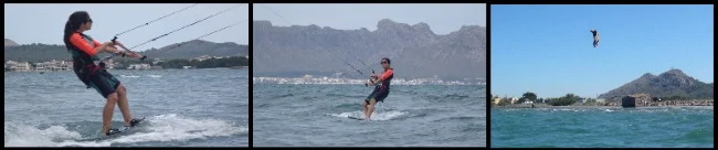 kite spots y curso de kite Mallorca en junio Marta Asociacion Aprende a Navegar