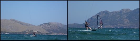 sie ist gut upwind kitesurfen mallorca nähert sich uns und ohne komplexe Julia kiten auf mallorca Pollensa Bay