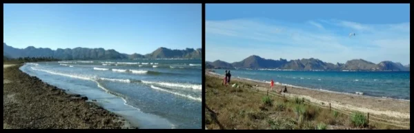 our kite spot in July mallorca kite courses