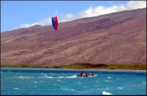 1 Kite Katamaran erste Versuche kiteblog kitemallorca kiteschule