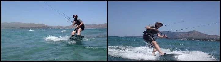 1 Patrick noch mal auf den kiteboard mallorca kiteschool com