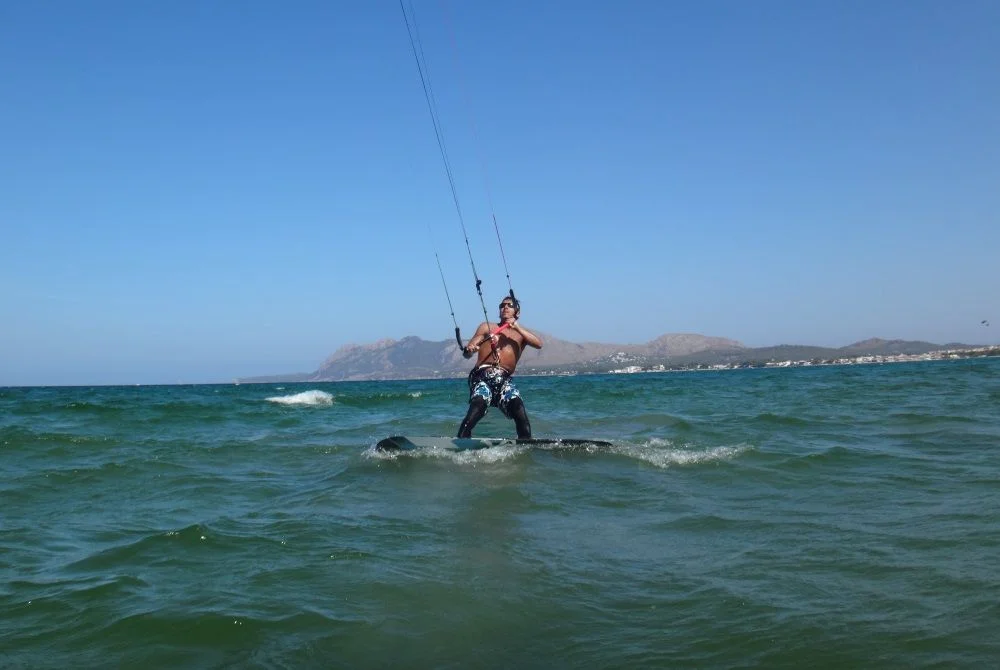 18 I know I know everybody must be surprised kitesurfing lessons mallorca