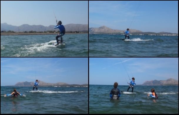 2 Überraschend jeder mit seinem Kiten art Mallorca kiteschule kitekurse Juni