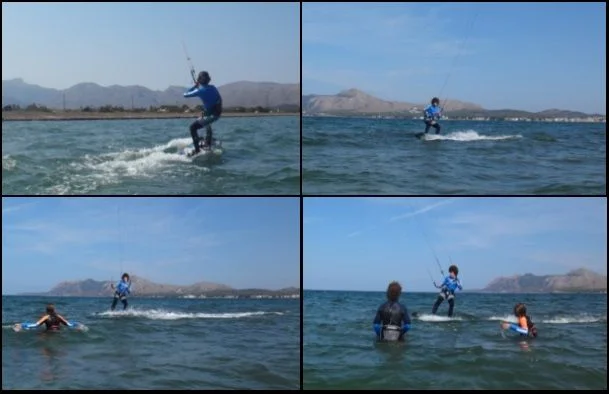 2 Überraschend jeder mit seinem Kiten art Mallorca kiteschule kitekurse Juni