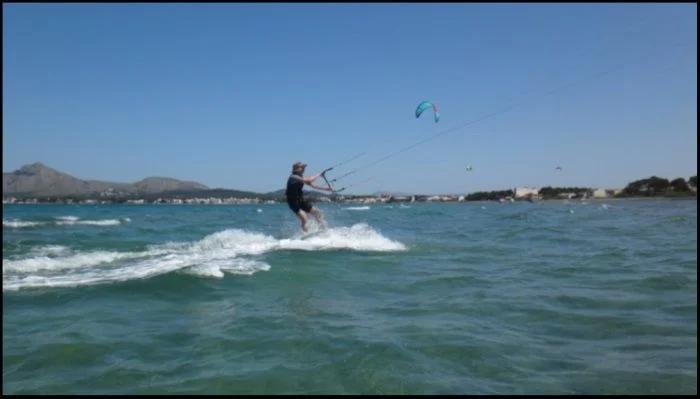 4 Patrick passing in front of the camera kitemallorca com wind in Pollensa