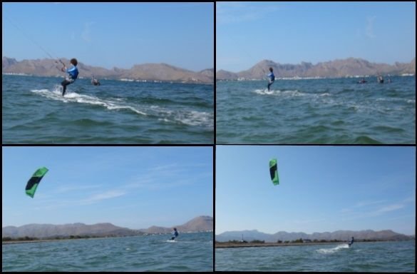 4 Von Beginn des Kurses, Michi zeigte große Aufmerksamkeit Mallorca kiteschool
