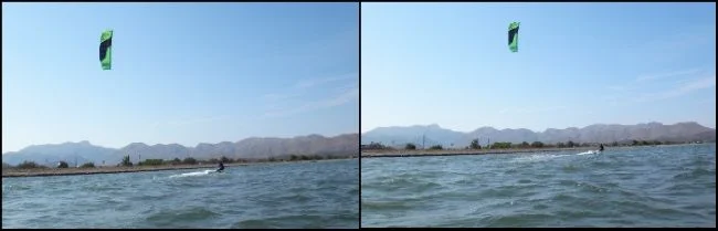 4 Wasserstart wurde in Kitesurfen Mallorca gelassen