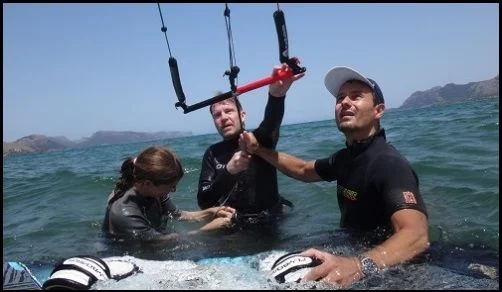 4 curso de kitesurf en Pollensa kiteboarding mallorca