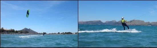 4 las clases de kitesurf de nuestro amigo fueron un exito absoluto