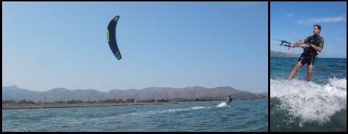 4 testing Sonic FR 18 mts in Pollensa kitespot in July