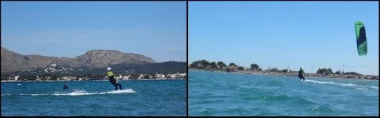 5 Mallorca y las excepcionales condiciones de mar y viento curso de kite en Junio