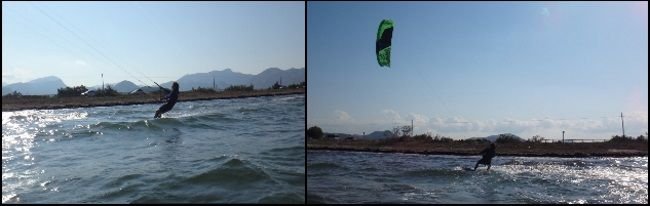 6 beginnt jetzt Geschwindigkeit kitesurfen Mallorca zu nehmen