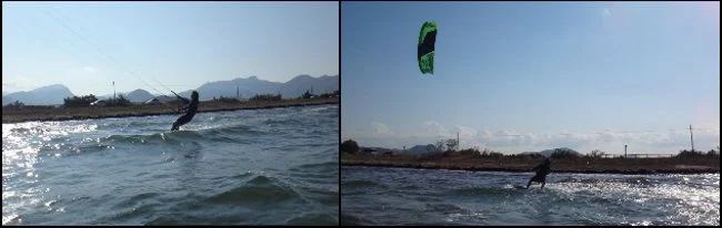 6 beginnt jetzt Geschwindigkeit kitesurfen Mallorca zu nehmen