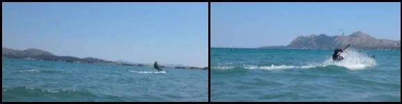7 Ahora estás haciendo kitesurf muy lejos podrás volver