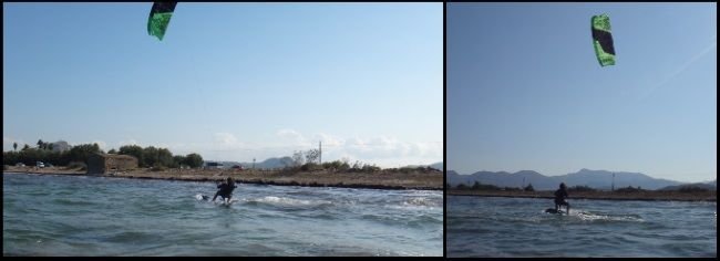 8 ist bereits weit genug zum Kitesurfen in Palma de Mallorca