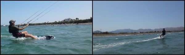 Bleiben auf der Spur und perfektionieren Ihre styl Kitesurfen auf Mallorca