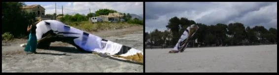 Drachenvorbereitung - Füllen der Foil