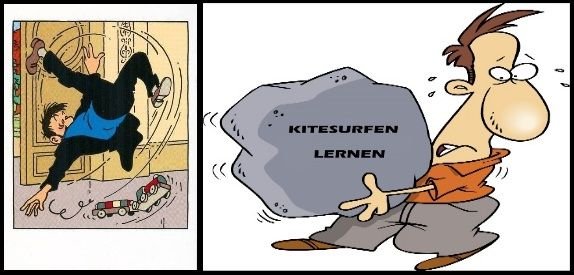 Du bist kein erfahrener Typ, aber Kitesurfen ist auch möglich