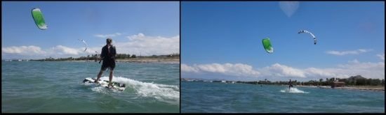 Lenke den Kite und geht weiter ... wieder