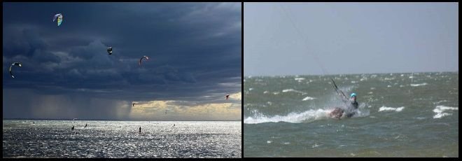 Sie haben die Windstärke total unterschätzt