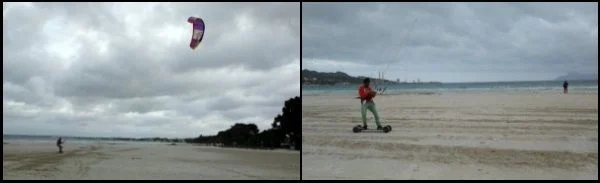 enjoy hundreds of meters of free empty space Mallorca kiteschool