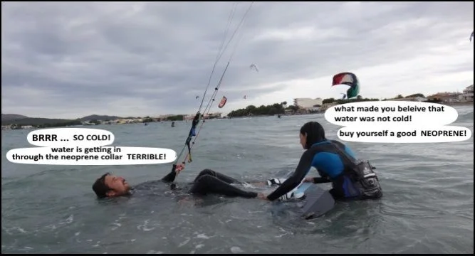 get yourself a decent neoprene mallorca kiteschool