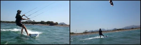 gewinnt Geschwindigkeit und schneller Kitesurfen Mallorca