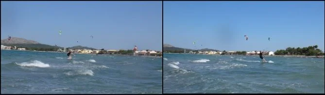 noch nicht versucht haben, Kitesurfen zu lernen auf mallorca im Juli