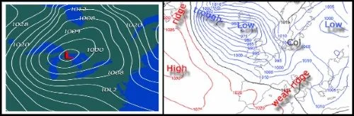 1 Isobars Mallorca kitesurfing lessons meteorology