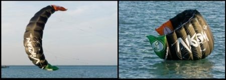 4 Der VIRON-1 war der erste Kite mit Auto Relaunch kitekurs Mallorca im Mai