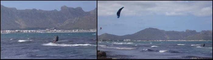 2 Bartosz Polish kite student in kite course in Mallorca in April