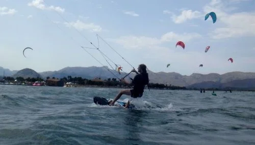 3 Palma de Mallorca kite course in Pollensa in June