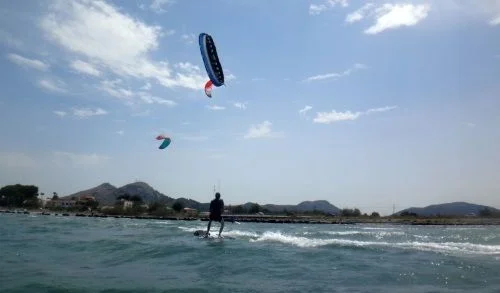 6 kite lessons buy in Mallorca used kite equipment