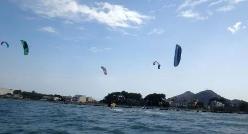 9 spots for kitesurfing in Pallorca Cyrus in Alcudia